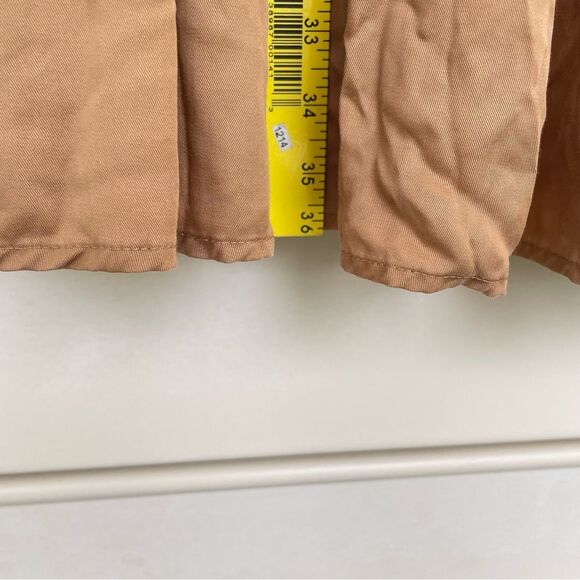 NWT Tommy Hilfiger Sleeveless Tiered Cotton Midi Dress in Tan Size 6 - Picture 9 of 9